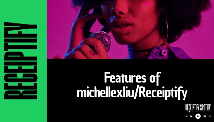 Features of michellexliu/Receiptify