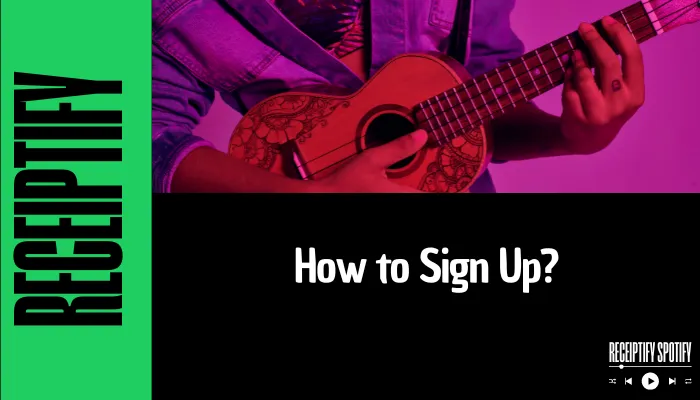 How to Sign Up Receiptify Spotify?